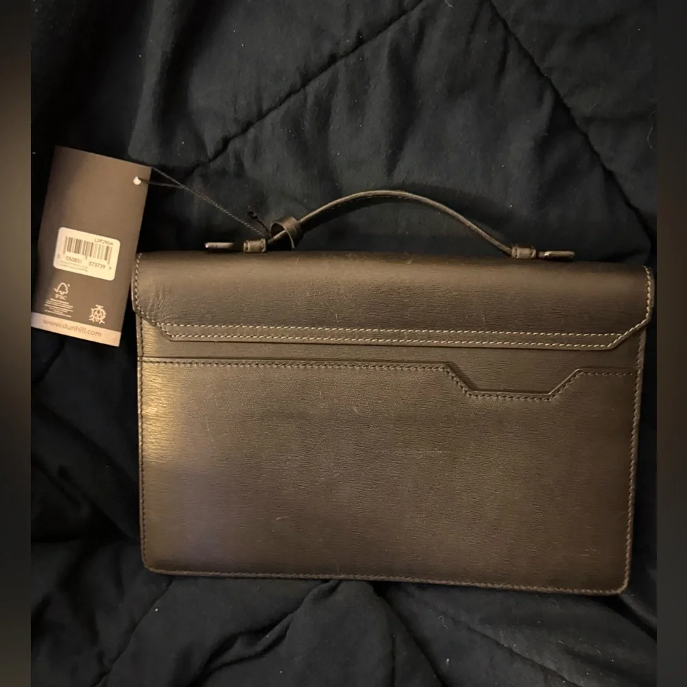 Dunhill Sidecar Gunmetal Pochette L3F290A (Black) - NWT - Picture 7 of 12